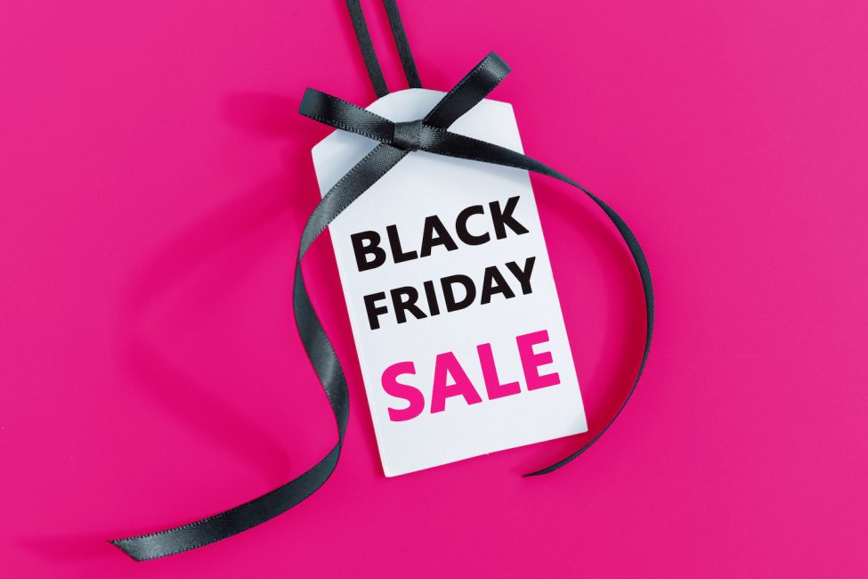 Black friday sale tag