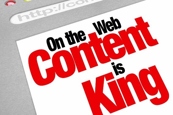 Content Is King Website Screen Increase Traffic More Articles Fe