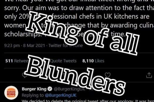 Burger King Tweets on International Womens day Burger King Tweets on International Womens day